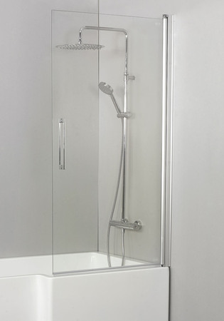 Badekarsdusjvegg Fix Trend Bv 80 Klart Glass