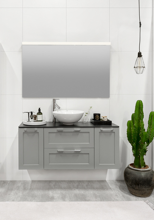 Flexline Servantskap M. 160.4 1200 Grå Mat Ramme