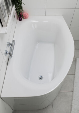 Badekar Soft 160 Venstre