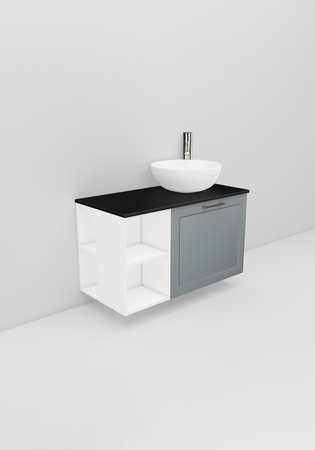 Flexline Underskap Modell 119.4 900H Grå Mat Ramme