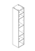 HØYSK. STAMME 300X300 HVIT MATT (FLEXLINE/LIVING/GRAND)