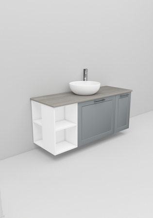 Flexline Underskap Modell 205.4 1200 Grå Mat Ramme