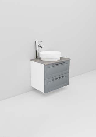 Flexline Servantskap M. 12.4 600 Grå Mat Ramme