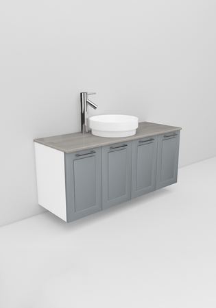 Flexline Servantskap M. 124.4 1200 Grå Mat Ramme