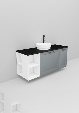 Flexline Underskap Modell 207.4 1200 Grå Mat Ramme