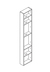 HØYSK. STAMME 300x120 HVIT MATT (FLEXLINE/LIVING/GRAND)