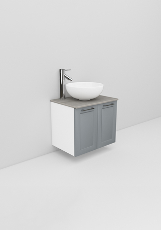 Flexline Servantskap M. 5.4 600 Grå Mat Ramme