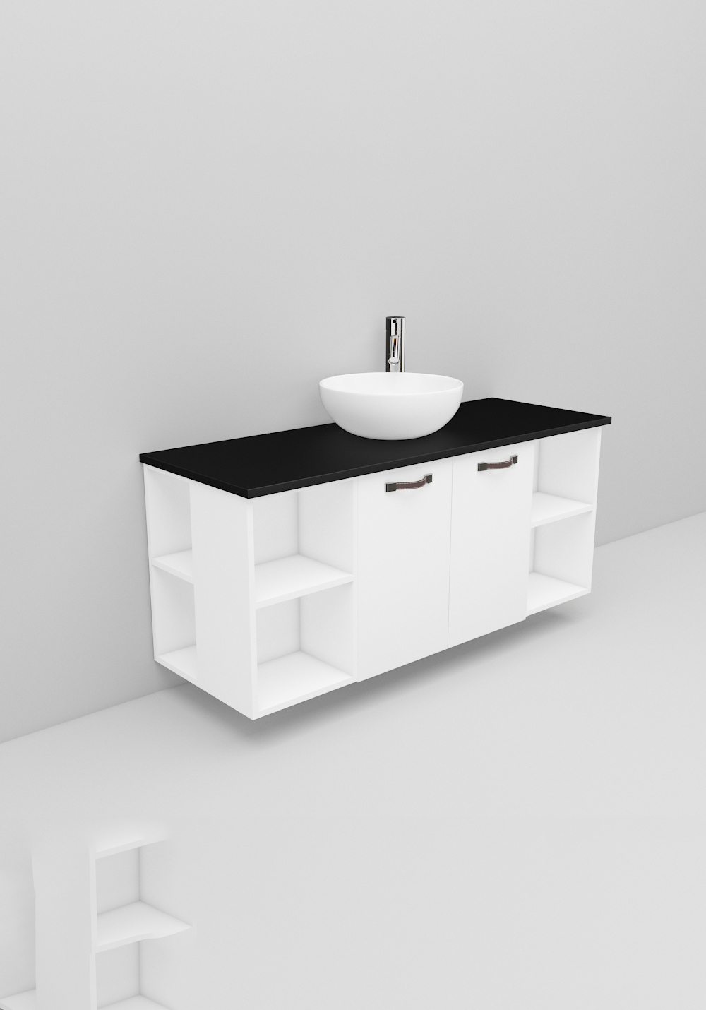 Flexline Servantskap M. 152.1 1200 Hvit Mat