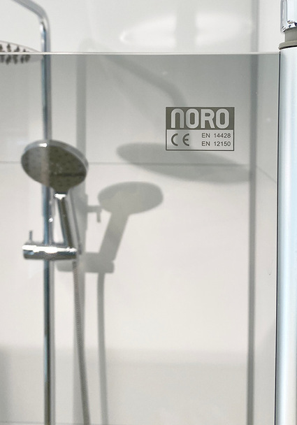 Dusjhjørne Fix Trend C 89/98 Røkt  Glass