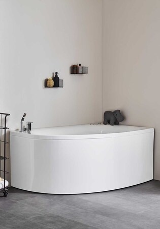 Massasje Badekar Sand 160 Platinum Venstre