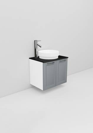 Flexline Servantskap M. 7.4 600 Grå Mat Ramme