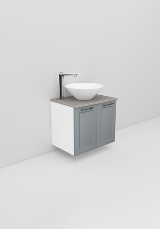 Flexline Servantskap M. 3.4 600 Grå Mat Ramme