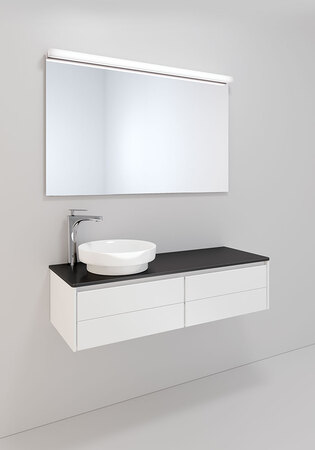 Benkeplate Lifestyle Concept 1160 Svart Høytrukkslaminert  Du