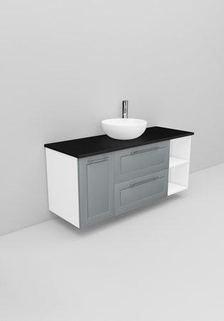 Flexline Servantskap M. 168.4 1200 Grå Mat Ramme