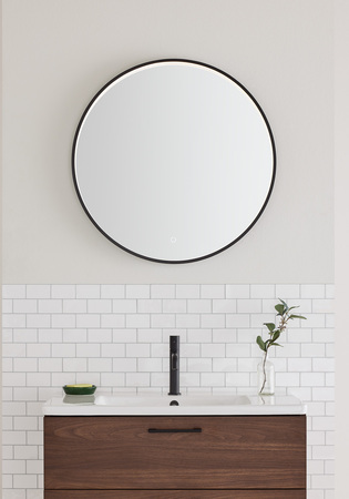 Speil Mood Rundt Med Lys Led 700