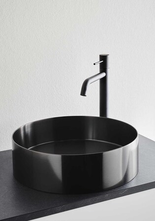 Håndvask Icon Børstet Svartkrom