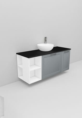 Flexline Underskap Modell 208.4 1200 Grå Mat Ramme