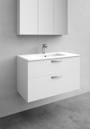 Servantskap City Hvit Matt 900