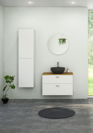 Høyskap Flex Compact City Hvit Blank
