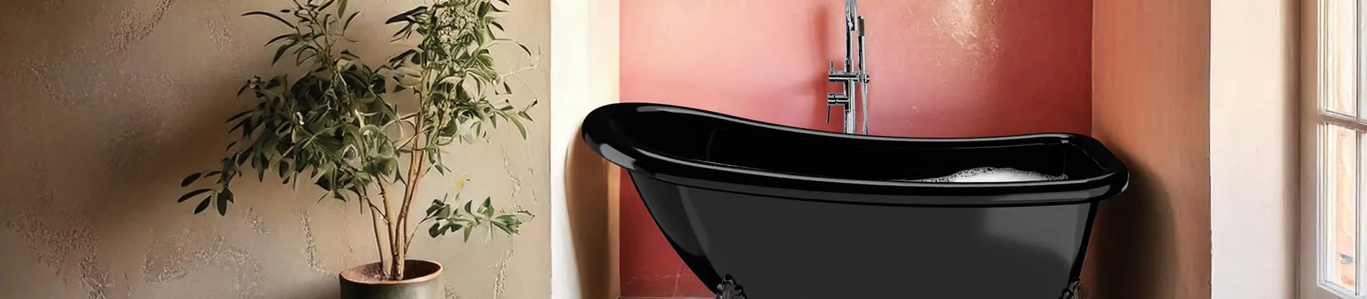 Badekar med løveføtter