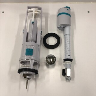 Wc-Påfyllningsventil & Spyleventil Med Knapp Well