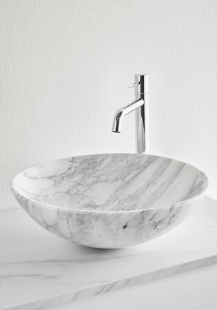 Håndvask Marble Hvit