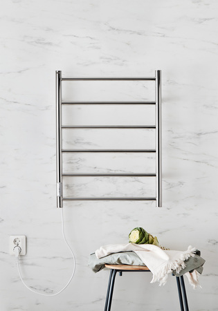 Håndkletørker Home 530X680 Rustfri Blank Venstre