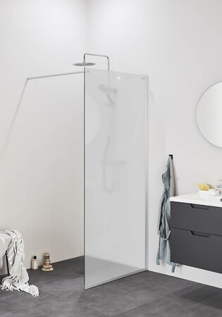 Dusjvegg Frost Dv 80 Frostet Glass