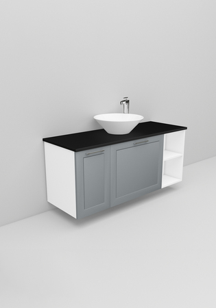 Flexline Underskap Modell 198.4 1200 Grå Mat Ramme