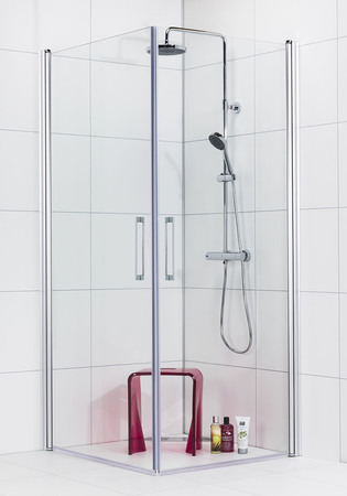 Dusjhjørne Frost C  Dør 700 Klar Dør 800 Klar