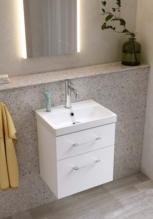 Servantskap Fix Trend Hvit Matt Med Servant 420