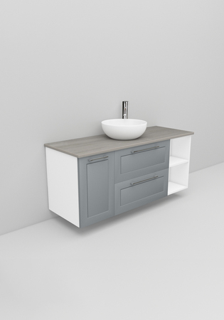 Flexline Servantskap M. 165.4 1200 Grå Mat Ramme