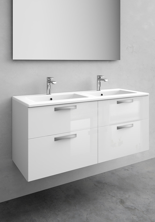 Servantskap City Hvit Blank 1200D M Servant