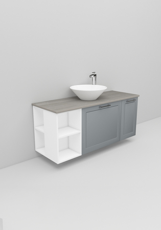Flexline Underskap Modell 203.4 1200 Grå Mat Ramme